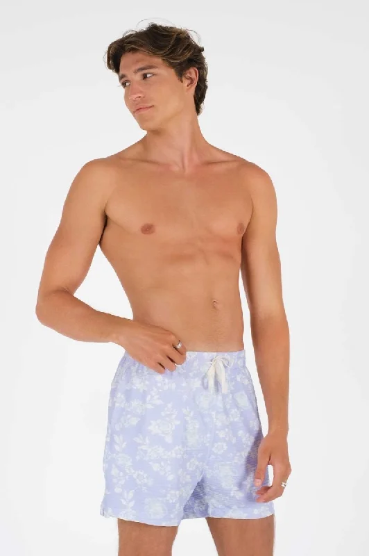 Multi-Pocket Shorts-Men's Swim Shorts / Salt Air