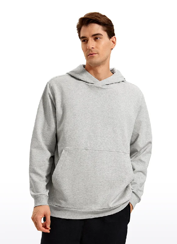 Patchwork Hoodie-Fleece Hoodies Pullover Sweatshirts with Pocket