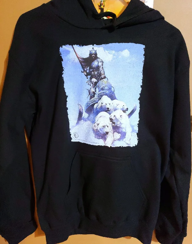 Punk Hoodie-Silver Warrior Hoodie