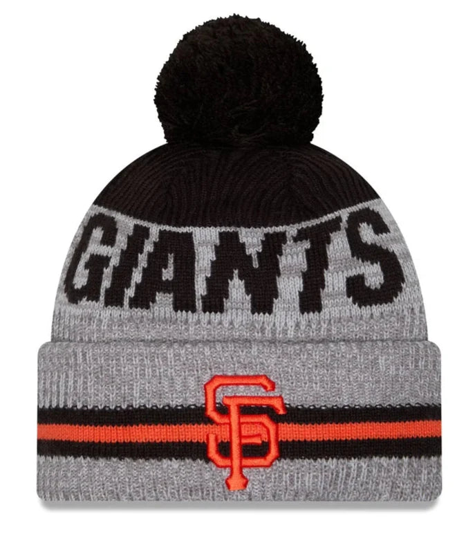 Basketball Hat-New Era San Francisco Giants Runner Pom Knit