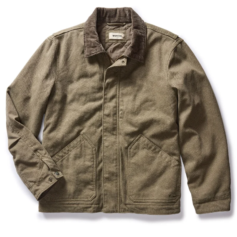 Cotton Jacket-The Workhorse Jacket in Stone Boss Duck