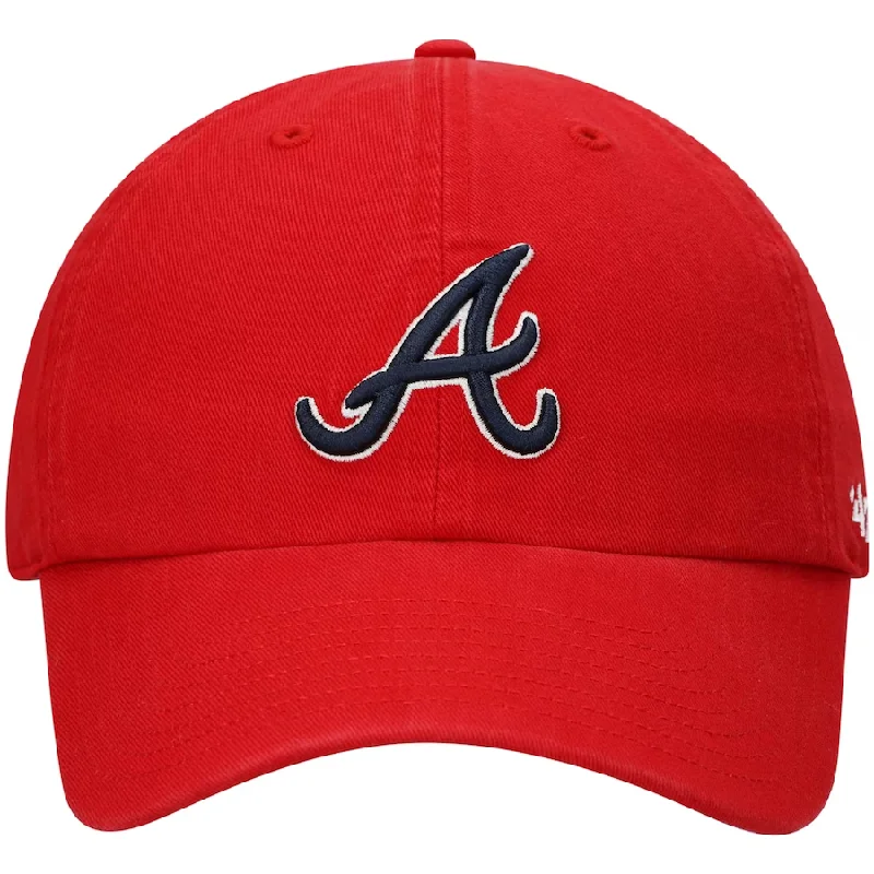 Checkered Hat-New Era Atlanta Braves Core Classic 2.0 9Twenty Adjustable Hat-Red