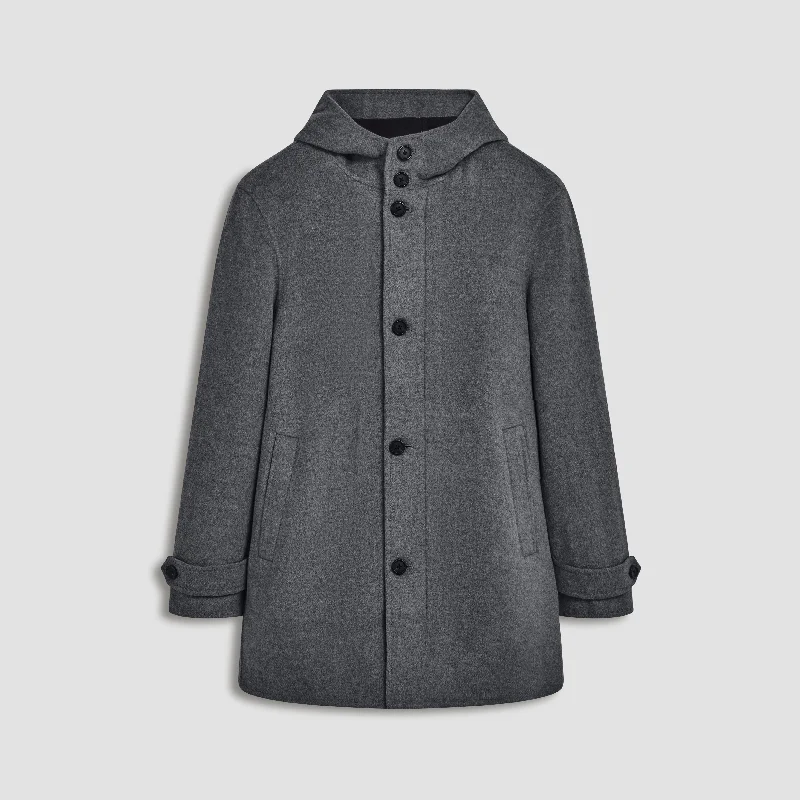 Artistic Jacket-Wool Car Coat with Hood