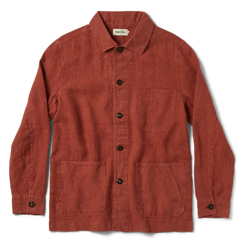 Grunge Jacket-The Ojai Jacket in Rust Hemp