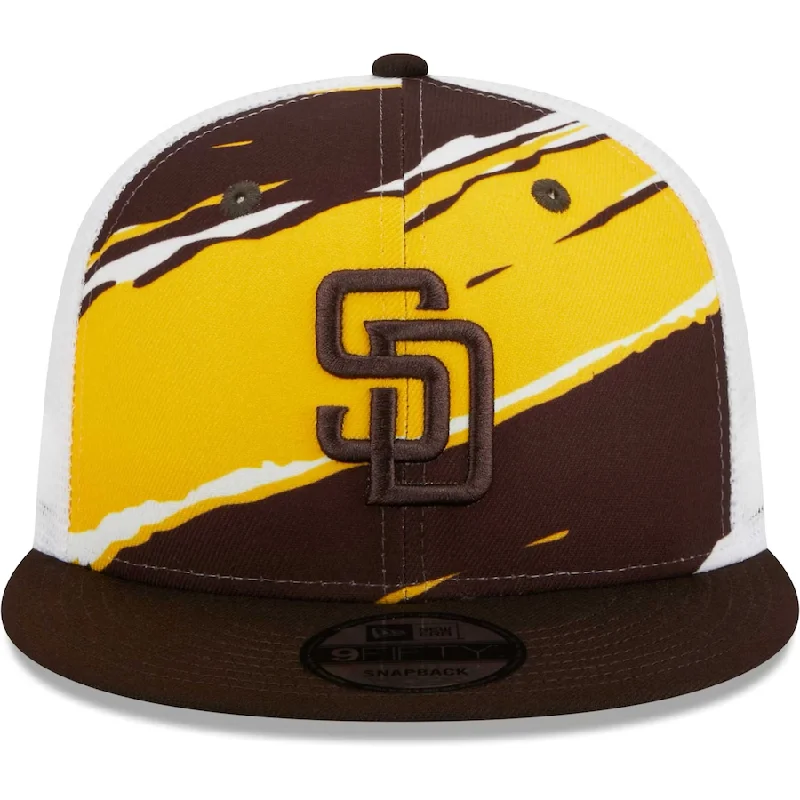 Workwear Hat-New Era Youth San Diego Padres Tear Trucker 9FIFTY Snapback Hat