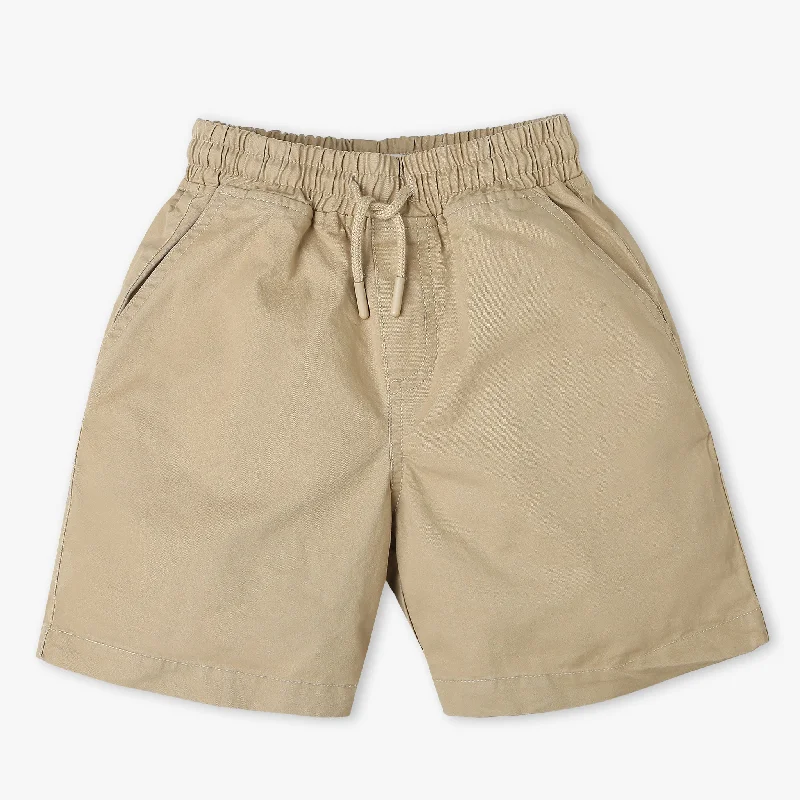 Abstract Shorts-Boys Mid Rise Pull On Shorts