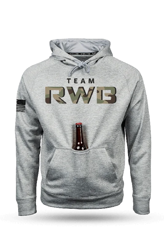 Snowboarding Hoodie-Team RWB Camo - Raglan Tailgater Hoodie