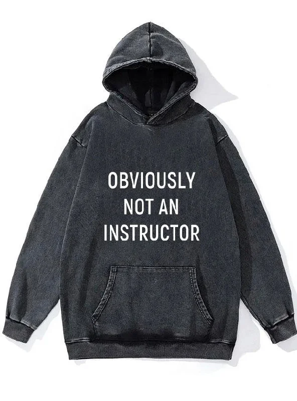 Special Edition Hoodie-NOT AN INSTRUCTOR WASHED GYM HOODIE