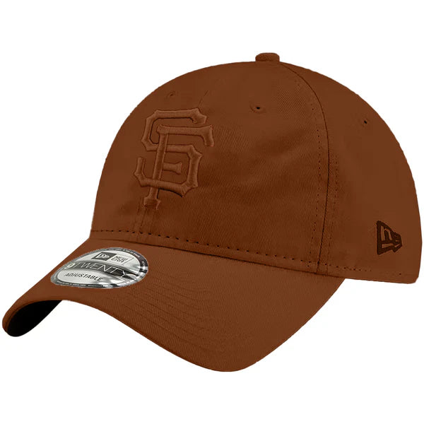 Trapper Hat-New Era San Francisco Giants Color Pack 9TWENTY Adjustable Hat-Earthy Brown