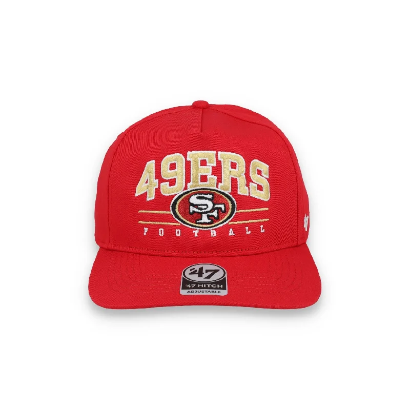 Beanie Hat-'47 Brand San Francisco 49ers Hitch Adjustable Hat-Red