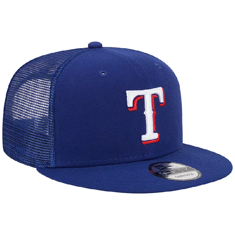 Rock Hat-New Era Texas Rangers 9FIFTY Trucker Snapback Hat