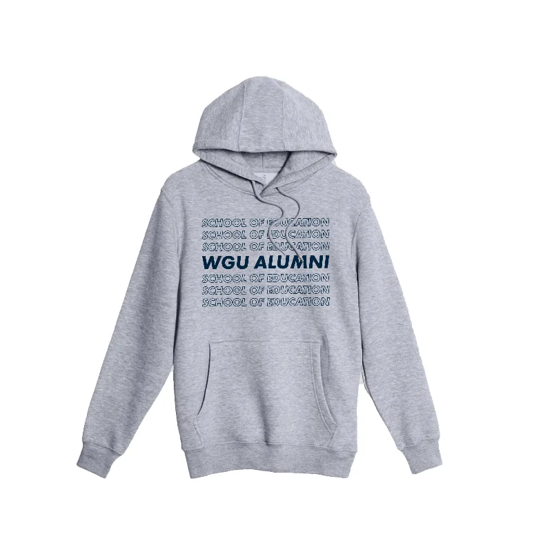 Aesthetic Hoodie-Unisex WGU Alumni School of Education Repeat Hoodie