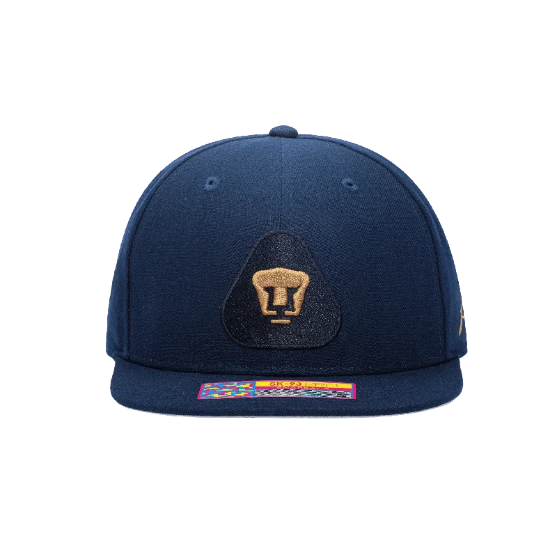 Limited Edition Hat-FAN INK PUMAS TEAM SNAPBACK-NAVY