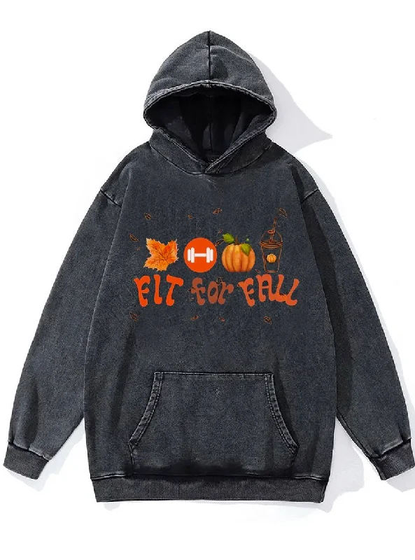 Casual Hoodie-Fall Washed Gym Hoodie