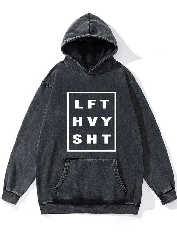 Striped Hoodie-LFT HVY SHT WASHED GYM HOODIE