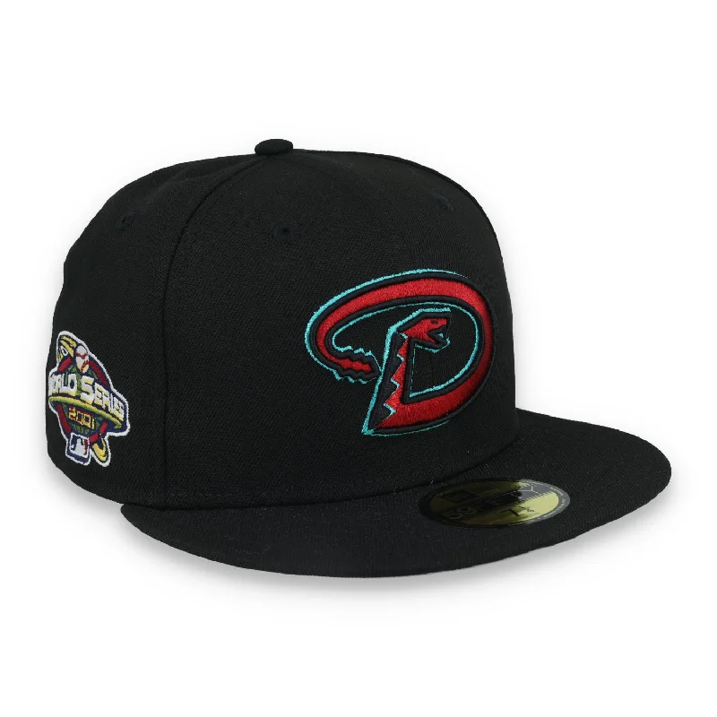 Checkered Hat-New Era Arizona Diamondbacks World Series 2001 59FIFTY Fitted Hat