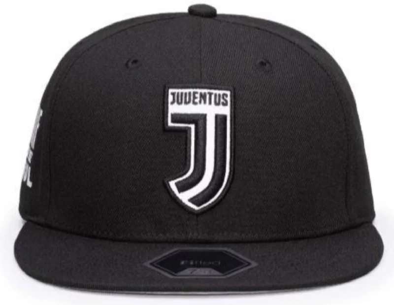 Basketball Hat-FI COLLECTION JUVENTUS BRAVEHEART FITTED HAT-BLACK