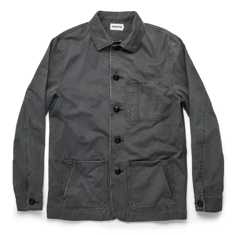 Color Block Jacket-The Ojai Jacket in Washed Charcoal