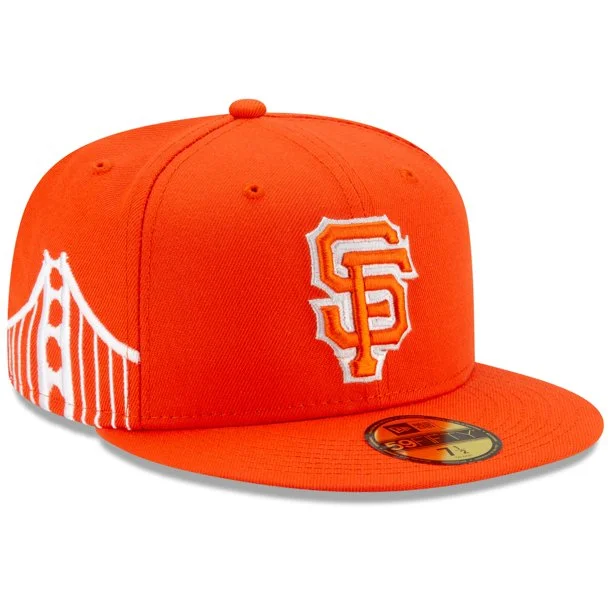 Party Hat-New Era Kids San Francisco Giants 2021 City Connect 59FIFTY Fitted Hat - Orange