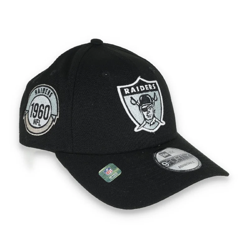 Checkered Hat-New Era Oakland Raiders NFL Sideline Historic 9FORTY Snapback Adjustable