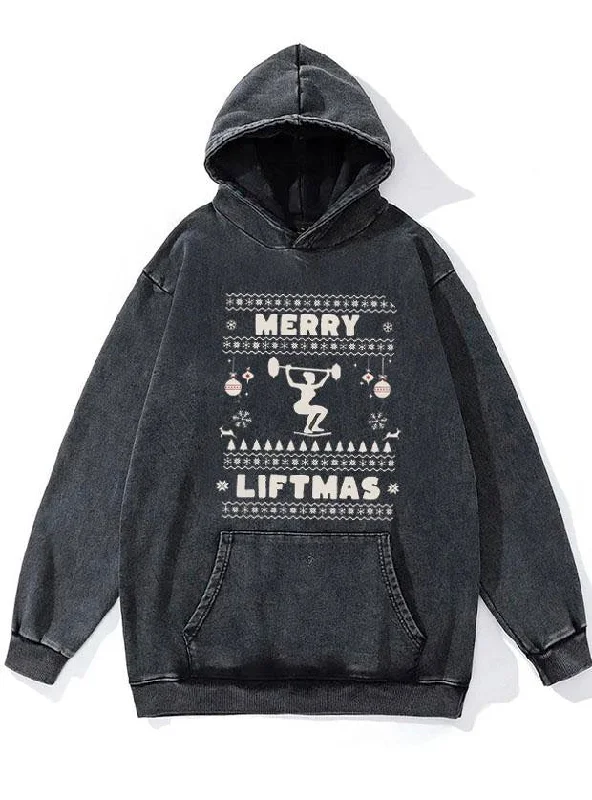 Tactical Hoodie-Merry Liftmas WASHED GYM HOODIE