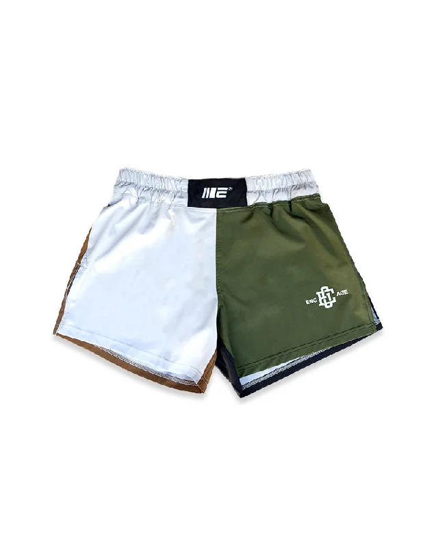 Glow In The Dark Shorts-4-Panel MMA Hybrid Shorts