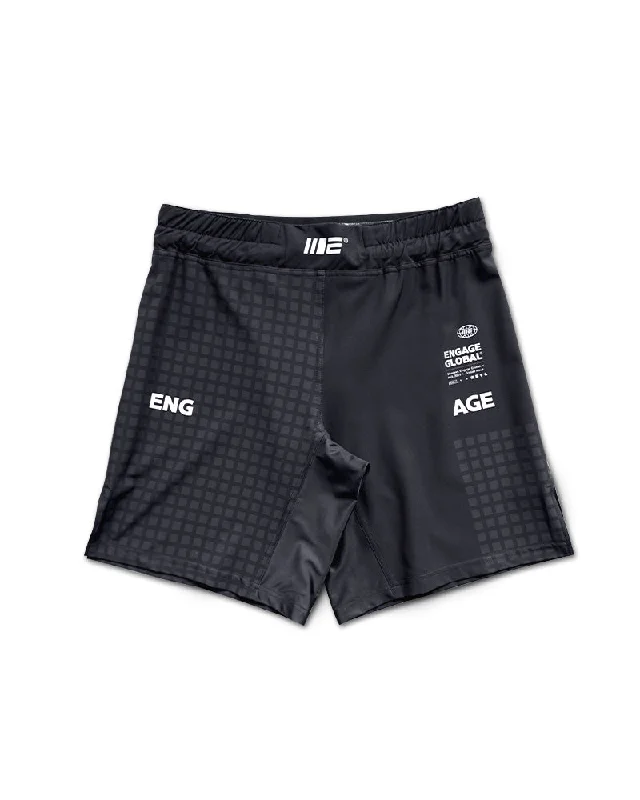 Holiday Shorts-Grid Tech (Black) MMA Grappling Shorts