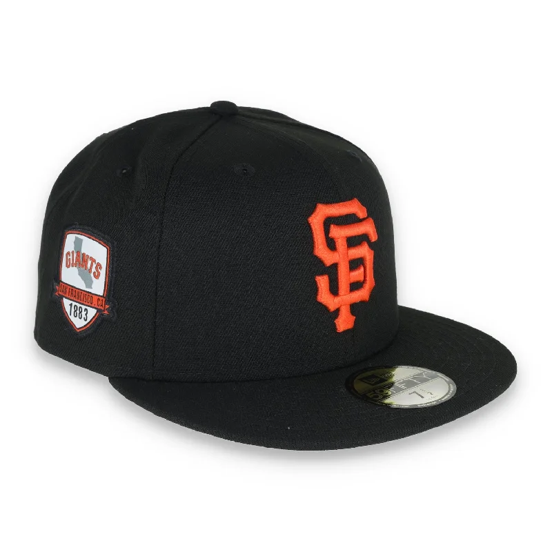 Snowboarding Hat-NEW ERA SAN FRANCISCO GIANTS INAUGURAL SEASON PATCH 59FIFTY FITTED HAT