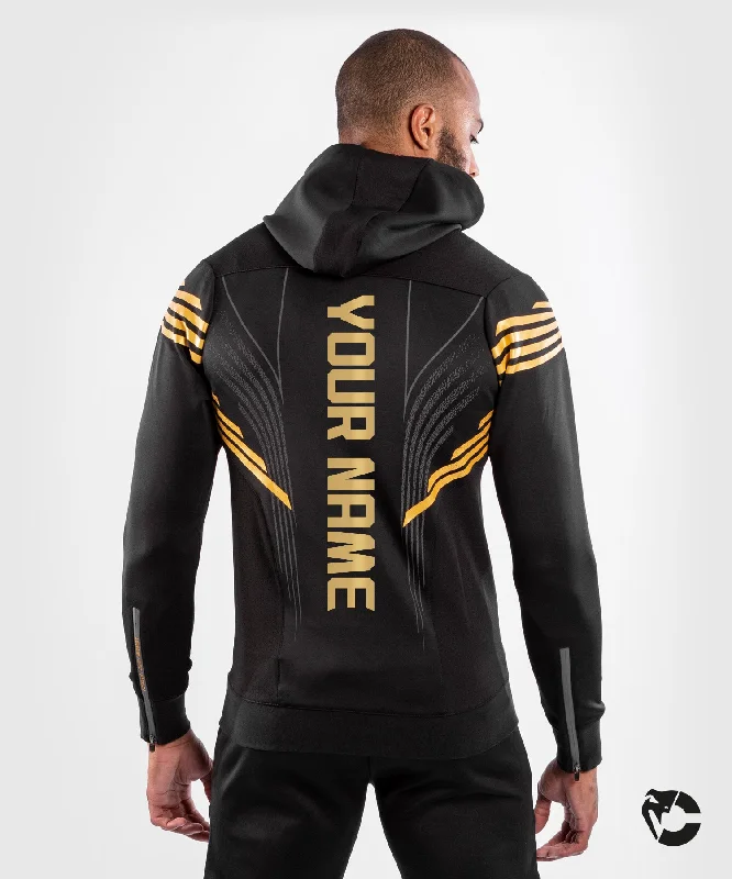 Monochrome Hoodie-UFC Venum Personalized Authentic Fight Night Men's Walkout Hoodie - Champion