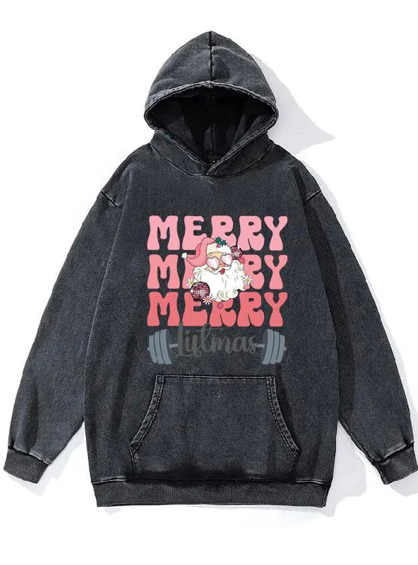 Surfing Hoodie-MERRY LIFTMAS WASHED GYM HOODIE