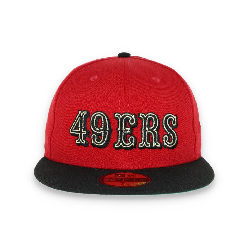 Printed Hat-San Francisco 49Ers Nfl Basic 59Fifty Fitted-Black/Red