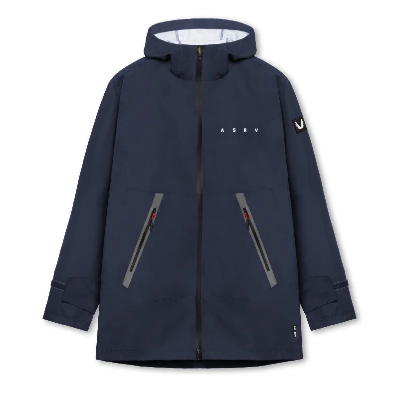 Hunting Jacket-0678. Hipora® Tech Parka  - Navy