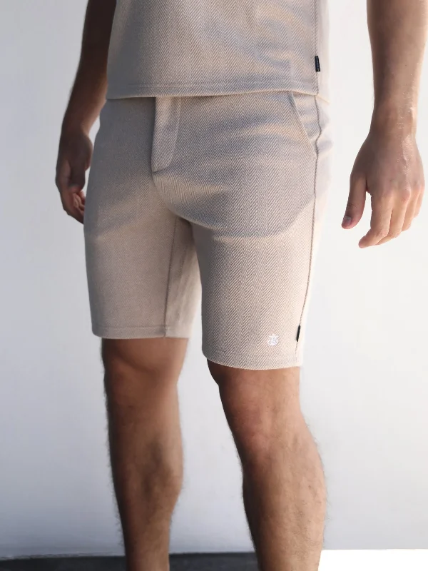 Gym Shorts-Positano Shorts - Tan