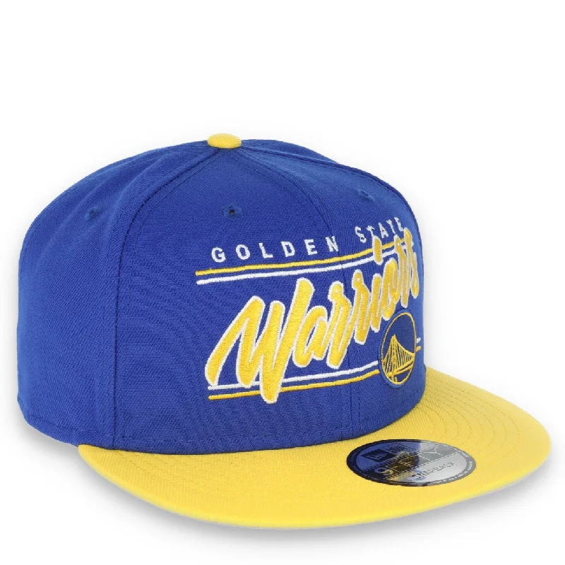 Movie Hat-New Era Golden State Warriors Team Script 9FIFTY Snap Hat