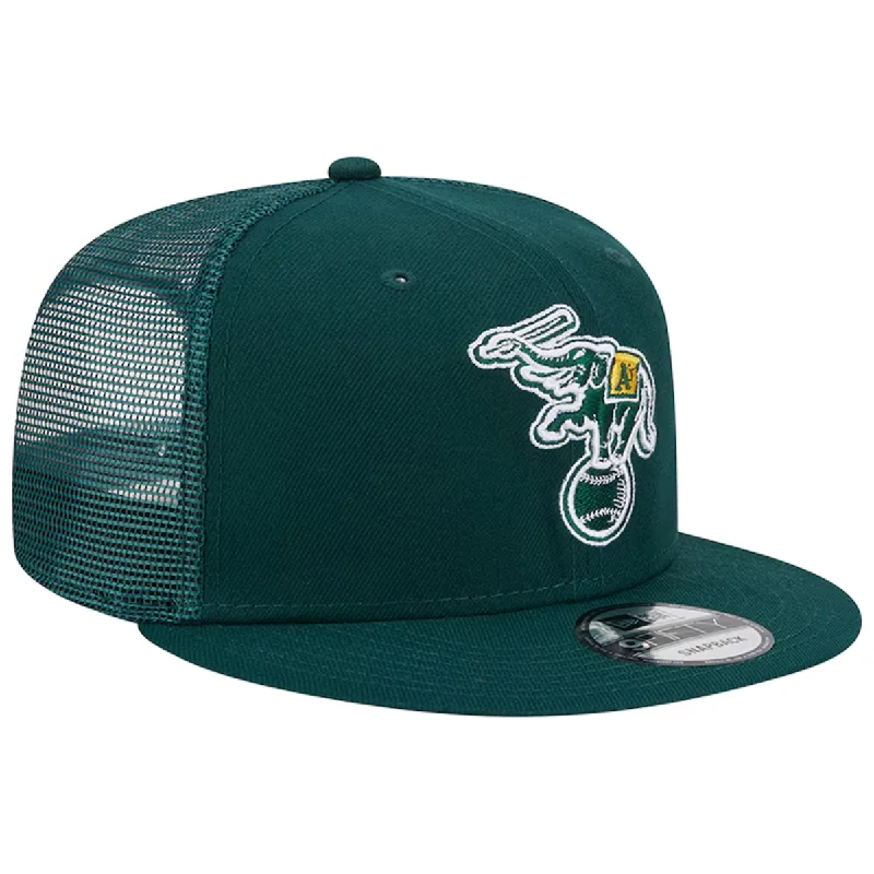 Boonie Hat-NEW ERA OAKLAND ATHLETICS CLASSIC TRUCKER 9FIFTY SNAPBACK ADJUSTABLE HAT-