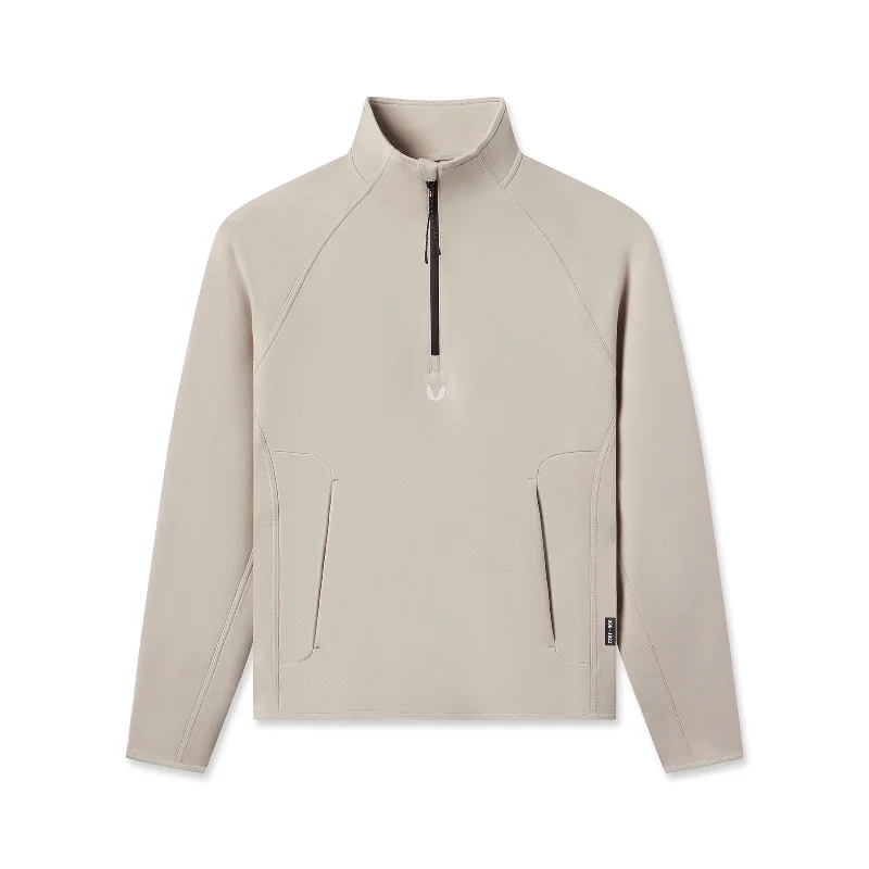 Drawstring Jacket-1021. Dri-Core™ Quarter Zip - Chai