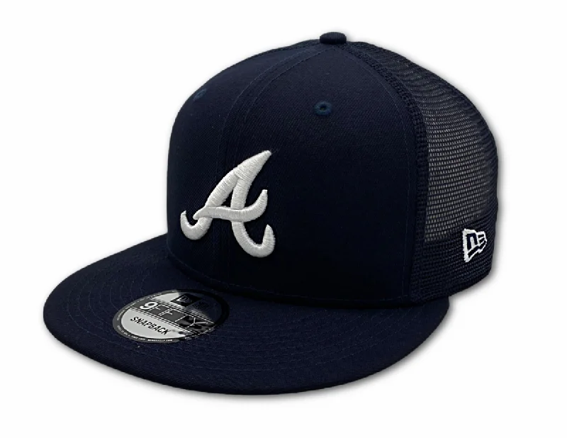 Knit Hat-NEW ERA ATLANTA BRAVES CLASSIC TRUCKER 9FIFTY SNAPBACK