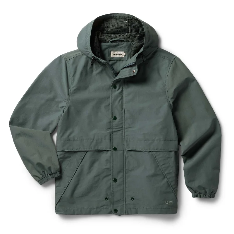 Hardshell Jacket-The Chapman Jacket in Sea Green Sixty Forty