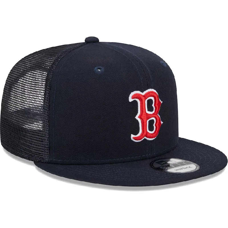 Grunge Hat-New Era Boston Red Sox 9FIFTY Trucker Snapback Hat