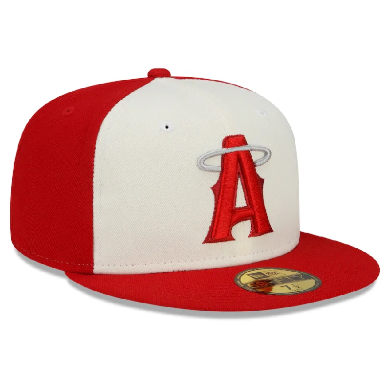 Wide Brim Hat-New Era Los Angeles Angels City Connect 59FIFTY Fitted Hat-Red