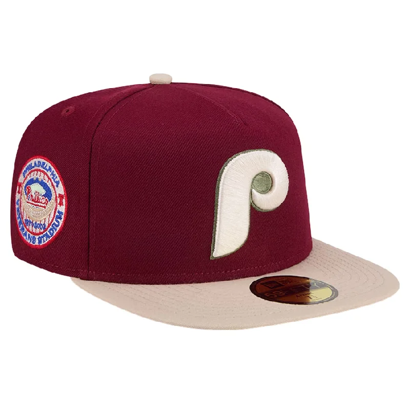 Warm Hat-New Era Philadelphia Phillies Canvas A-Frame 59FIFTY Fitted Hat