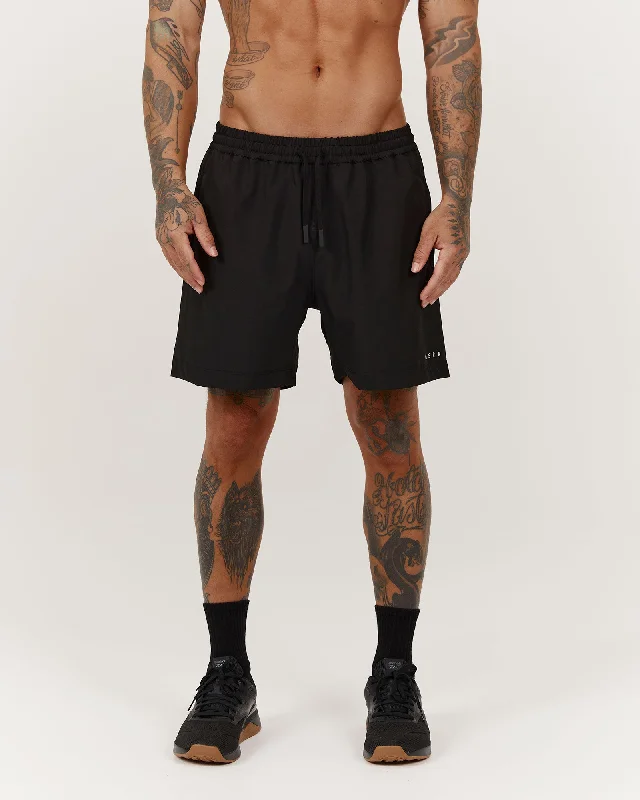 Classic Shorts-THRESHOLD TRAINING SHORTS 5" - BLACK