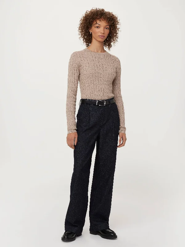 The Joni Wide Leg Jean in Dark Wash