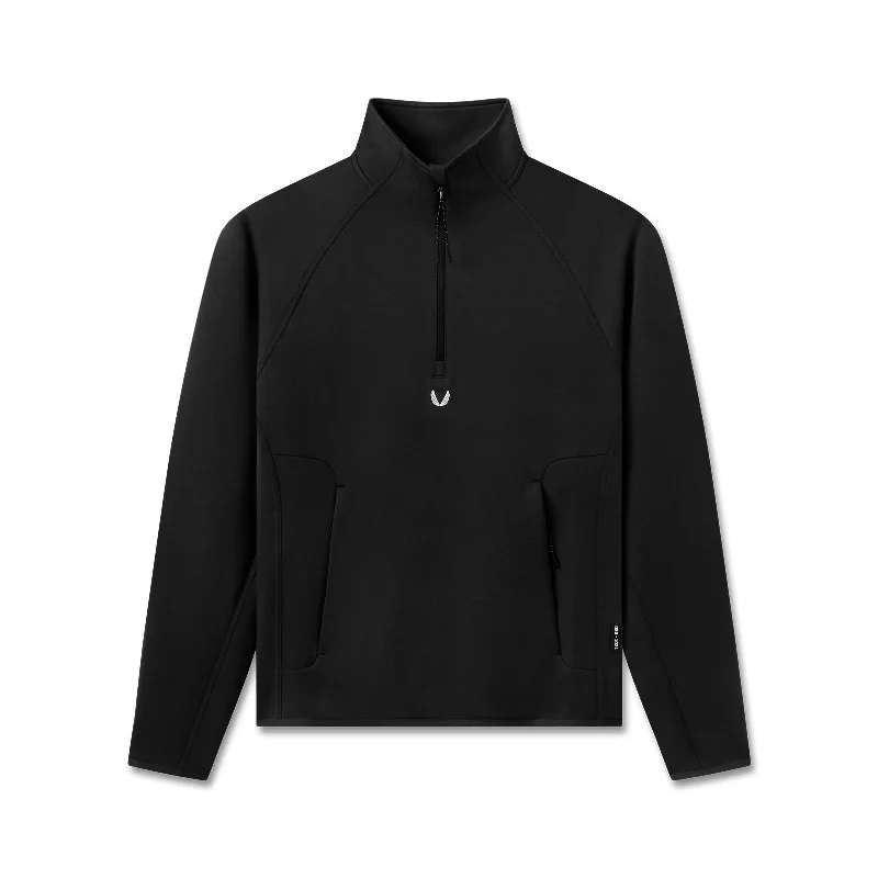 Button-Up Jacket-1021. Dri-Core™ Quarter Zip - Black