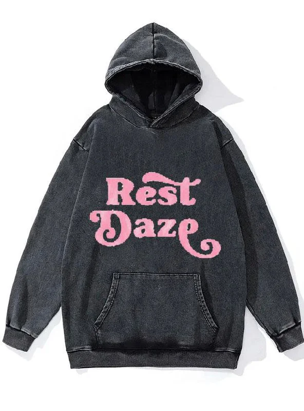 Military Hoodie-REST DAZE WASHED GYM HOODIE