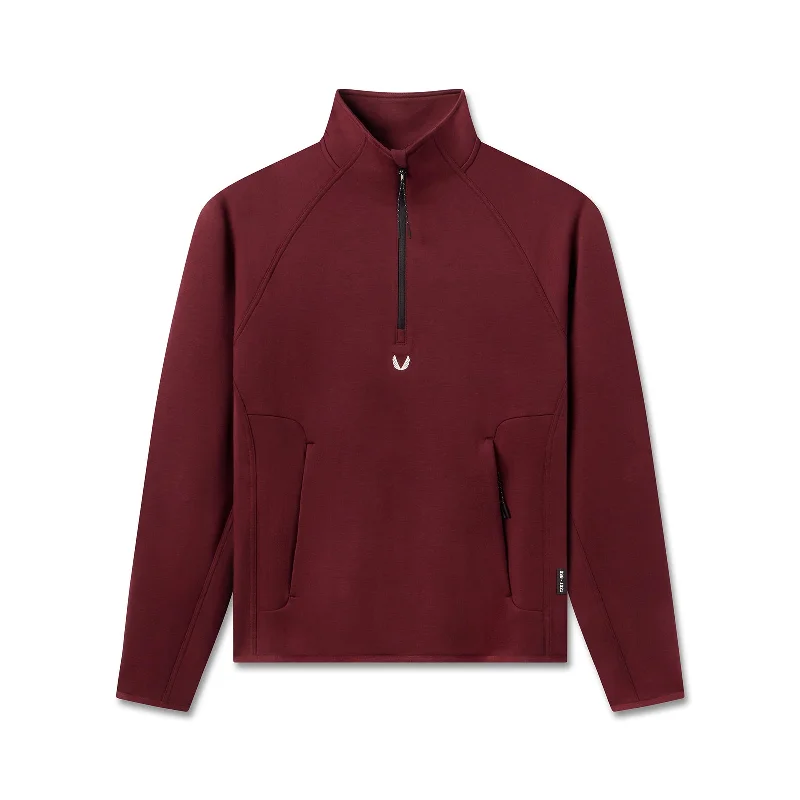 Classic Jacket-1021. Dri-Core™ Quarter Zip - Crimson