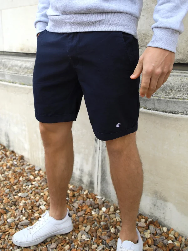 Camping Shorts-Ousden Chino Shorts - Navy