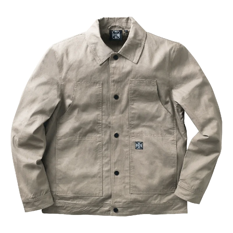 Aesthetic Jacket-WCC LINED CARGO WORKJACKET - SAND