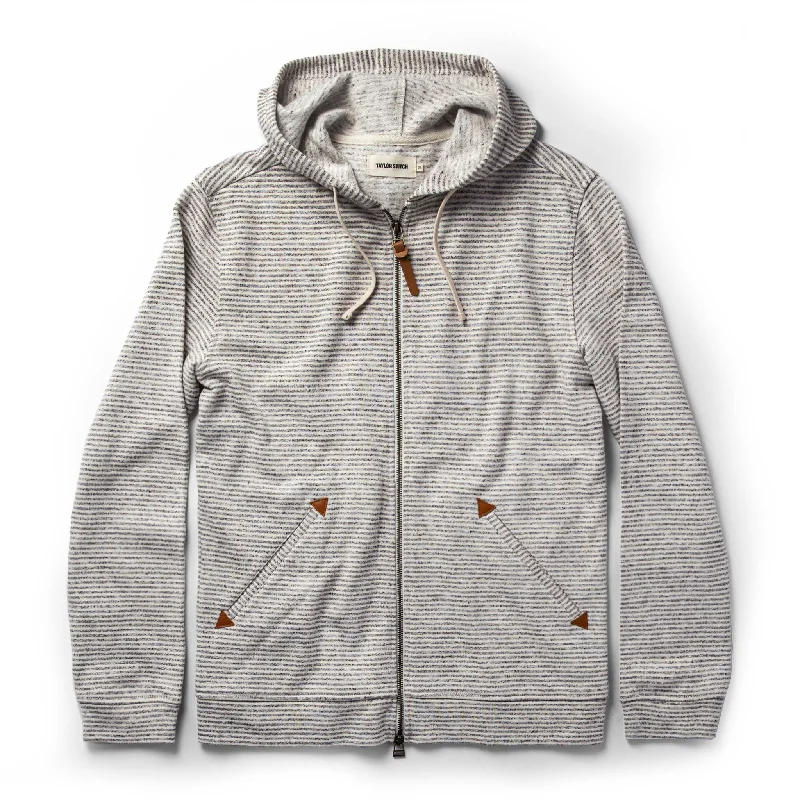 Eagle Hoodie-The Après Hoodie in Natural Hemp Stripe