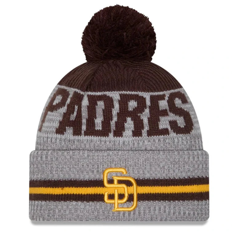 Soccer Hat-New Era San Diego Padres Runner Pom Knit